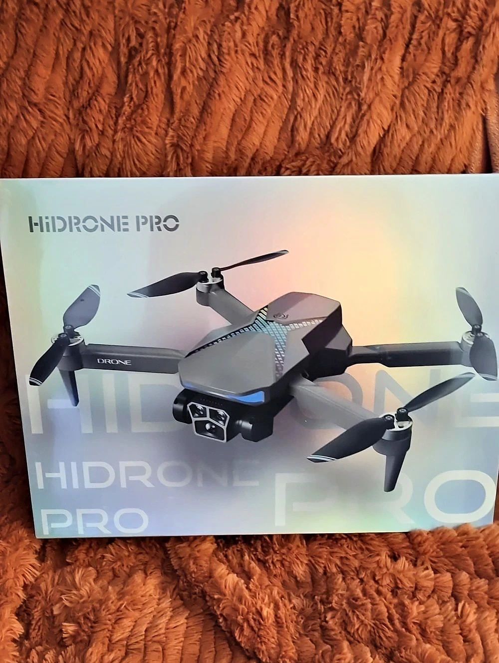 HiDrone PRO Foldable Camera Drone in Black Like New